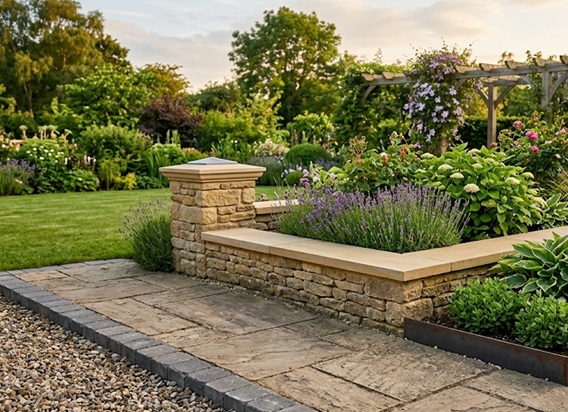 Garden Finishing Touches with Edgings, Copings & Caps