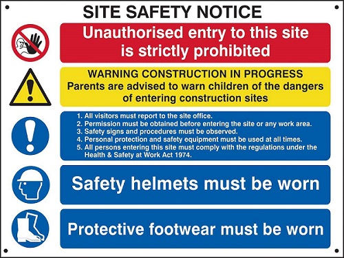 Construction Site Safety Signs